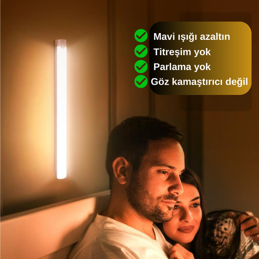 Hareket Sensörlü Kablosuz LED Işık  4.5 ⭐⭐⭐⭐⭐ (670)